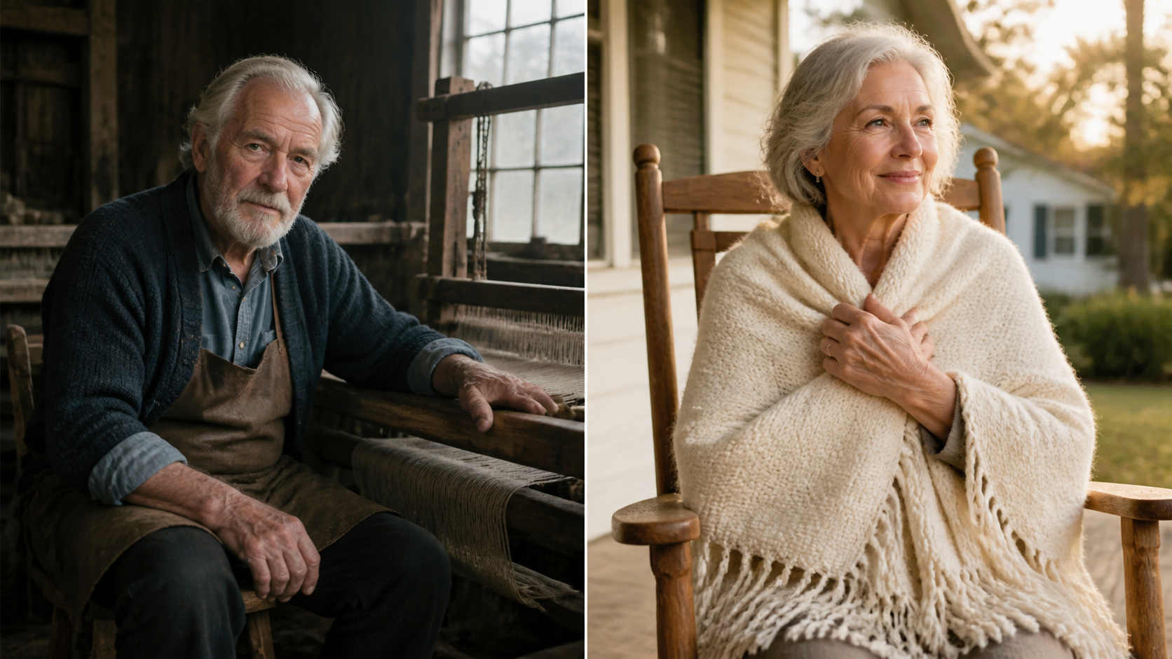 Hand-Loomed Wool Shawl